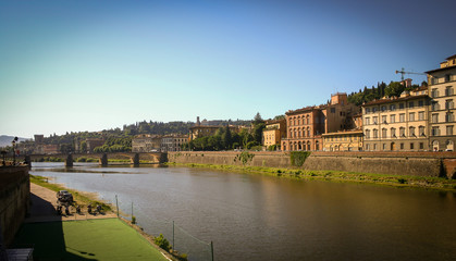 View of the Arno river in Florence