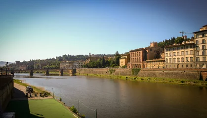 Deurstickers View of the Arno river in Florence © JooRoberto