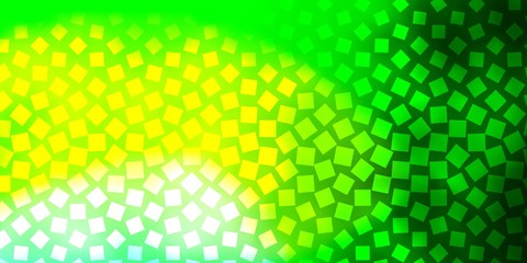 Obraz premium Light Green vector template with rectangles. Modern design with rectangles in abstract style. Best design for your ad, poster, banner.