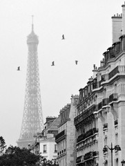 Buildings By Eiffel Tower Against Sky - 352657235