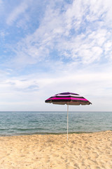 Fototapeta na wymiar Beach umbrella for shadow