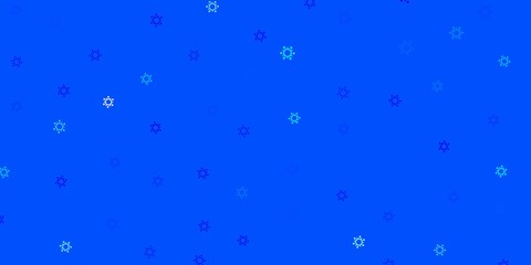 Light blue vector template with flu signs.