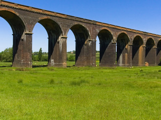 A view of Welland Viaduct in Rutland, United Kingdom