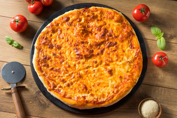 Warm Homemade Italian Cheese Pizza