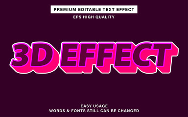 3d text effect