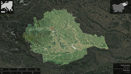 Podravska, Slovenia - composition. Satellite