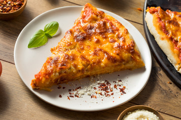 Warm Homemade Italian Cheese Pizza