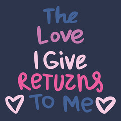 Hand drawn quote. Unique lettering text 