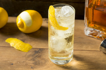 Alcoholic Whiskey and Soda Highball