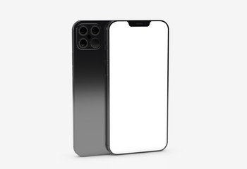 mobile smartphone device digital isolated 3d