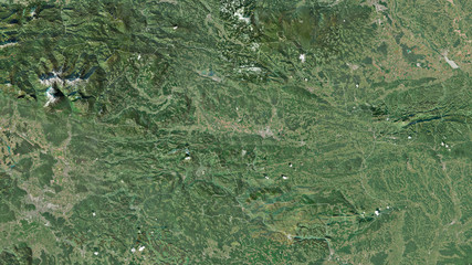 Savinjska, Slovenia - outlined. Satellite