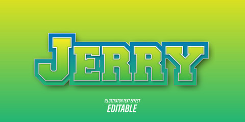 Editable text with 3D effects themed young and strong, used for promotional boards, banners and posters of young people.