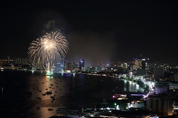 Pattaya International Fireworks Festival, Thailand