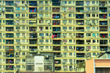 Fototapeta na wymiar Residential building in Kuala Lumpur (Malaysia)