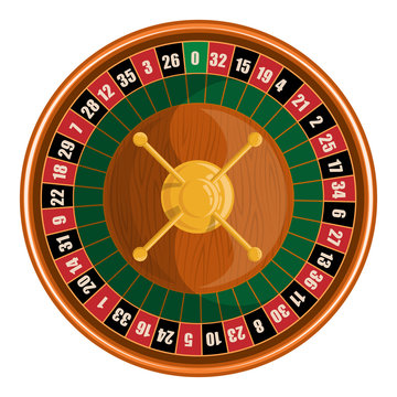 European roulette. Red & Black Betting casino squares. Winning money. Losing at gambling. Classic casino roulette. Gambling European Roulette banner. Decorative casino element. Casino roulette.