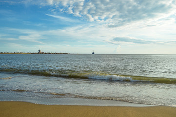 Fototapeta na wymiar Beach and sea