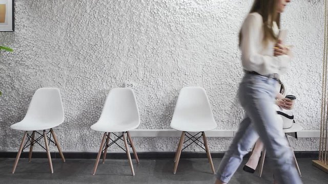 Stressful moments for people in the queue