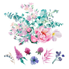 pink flower arrangement