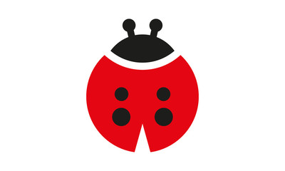 Ladybug icon, ideal for stickers, Tshirt and general designs
