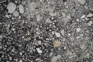 Gray stones, texture for design, stony background