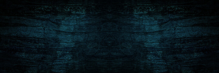 photo of a blue worn rag, panoramic image