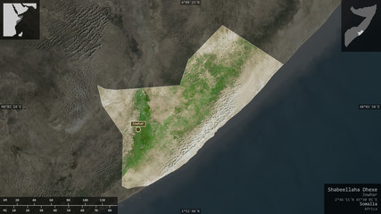 Shabeellaha Dhexe, Somalia - composition. Satellite
