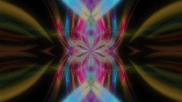 Amazing Psychedelic Background With Mysterious Fancy Pattern