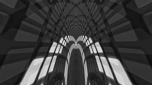 Abstract Cyberspace Animation Background, Loop, 4k
