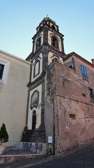 Fototapeta na wymiar Solopaca - Campanile della Chiesa di San Mauro