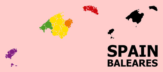 Spectrum Pattern Map of Baleares Province for LGBT