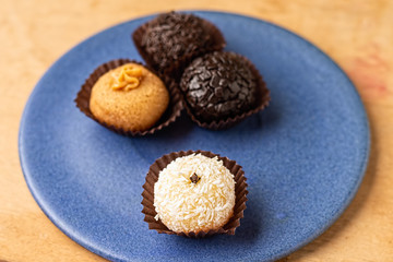 BRAZILIAN CANDY, CHOCOLATE BRIGADEIRO, KISS, CHURROS