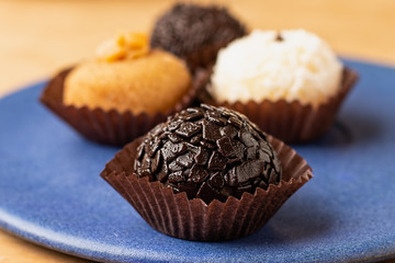 BRAZILIAN CANDY, CHOCOLATE BRIGADEIRO, KISS, CHURROS