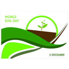 world soil day vector illustration background. banner, poster