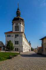 Picturesque historic city. Jesuit College in Kutna Hora, Czech Republic, Europe. UNESCO World Heritage Site