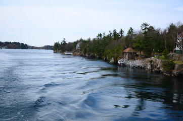 Fototapeta premium Thousand Islands area of Saint Lawrence River