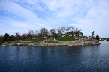 A small island in Saint Lawrence River