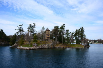 A small island in Saint Lawrence River