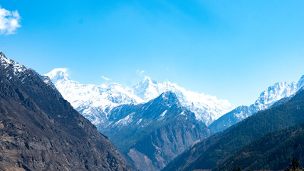 Obraz premium Auli, Uttarakhand, India