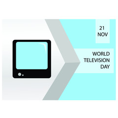 world television day vector illustration. background, banner