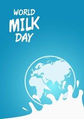 World Milk Day Vertical Poster Template