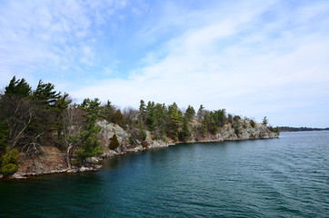 A small island in Saint Lawrence River