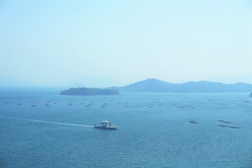 安芸の海を一望