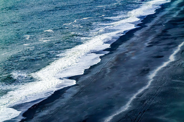 Waves Peebles Reynisfjara Black Sand Beach Iceland
