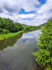 Spring Landscape of Iskar River near Pancharevo lake, Bulgaria