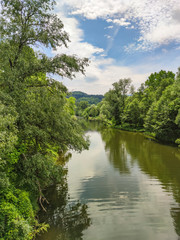 Spring Landscape of Iskar River near Pancharevo lake, Bulgaria