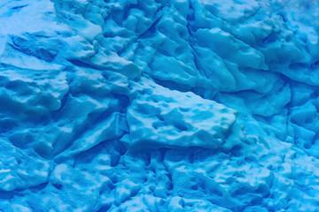 Blue Iceberg Abstract Close Paradise Bay Skintorp Cove Antarctica