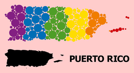 Spectrum Pattern Map of Puerto Rico for LGBT
