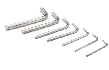 Bicycle wrench on a white background