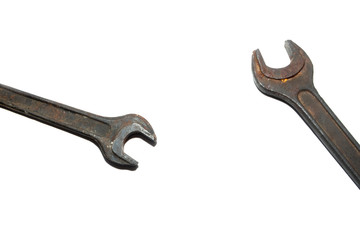 Wrench on a white background