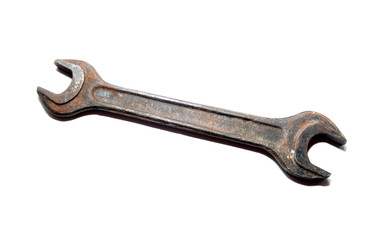 Wrench on a white background